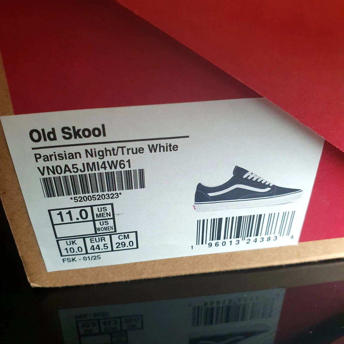 Blå och vita Vans Old Skool sneakers - 4