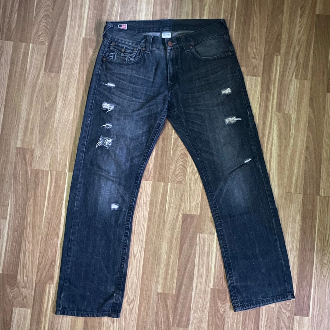 Svarta True Religion jeans - 2