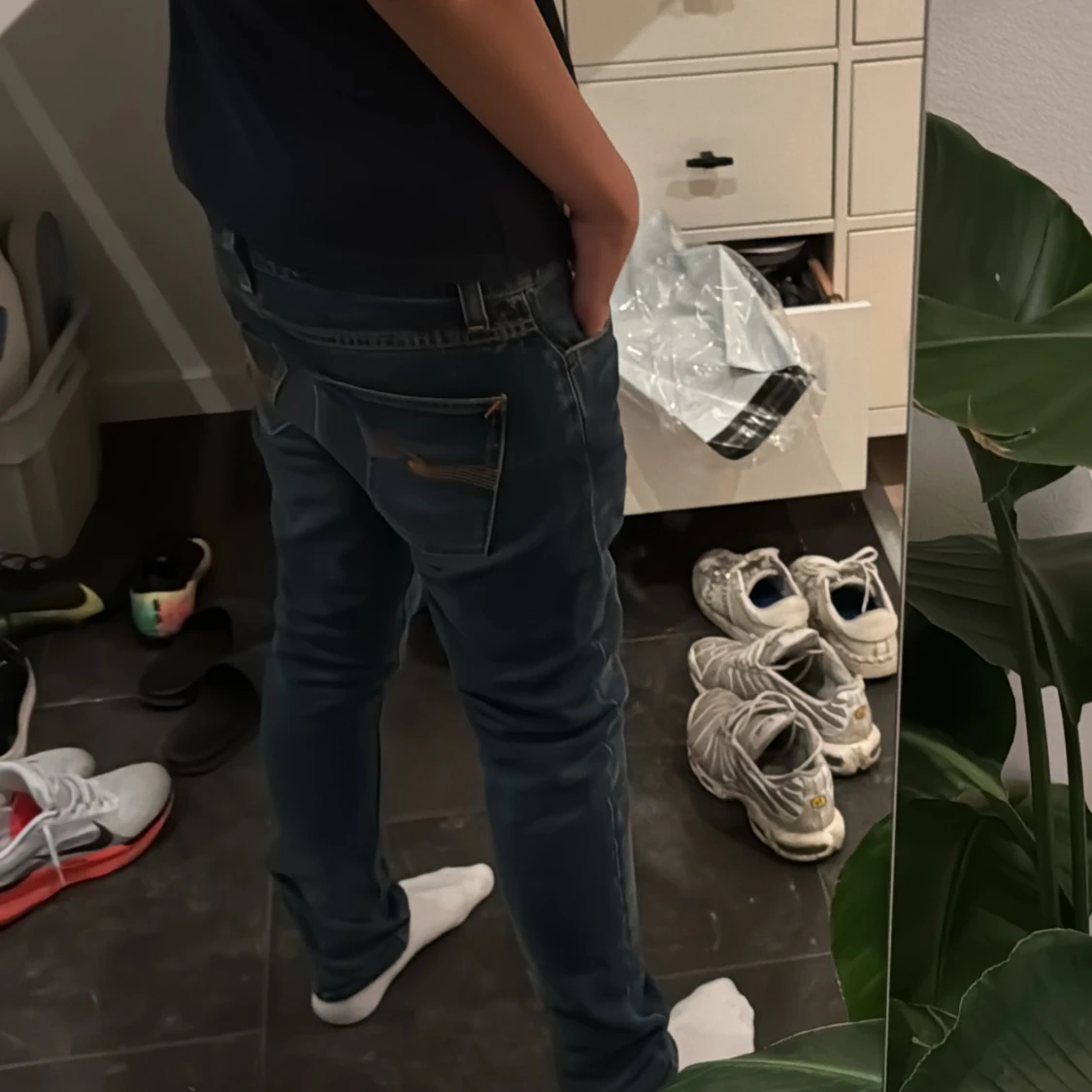 Nudie Jeans blå jeans 27/32