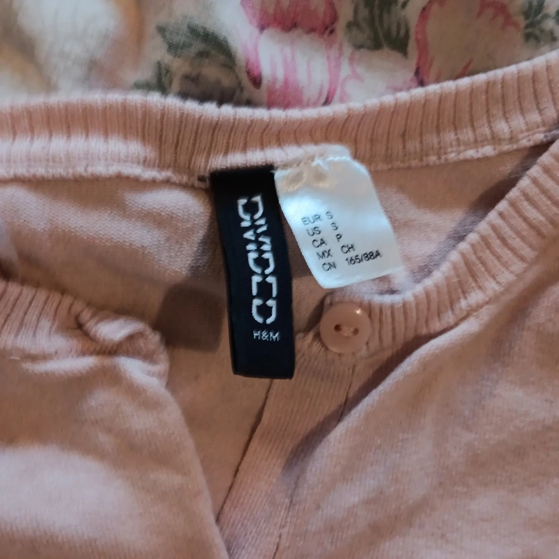 Ljusrosa kofta från H&M Divided, S - 1