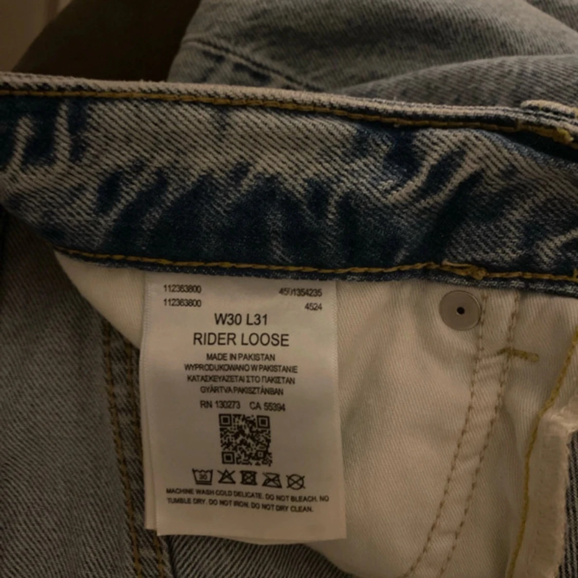 Ljusblå wide jeans från Lee - 4