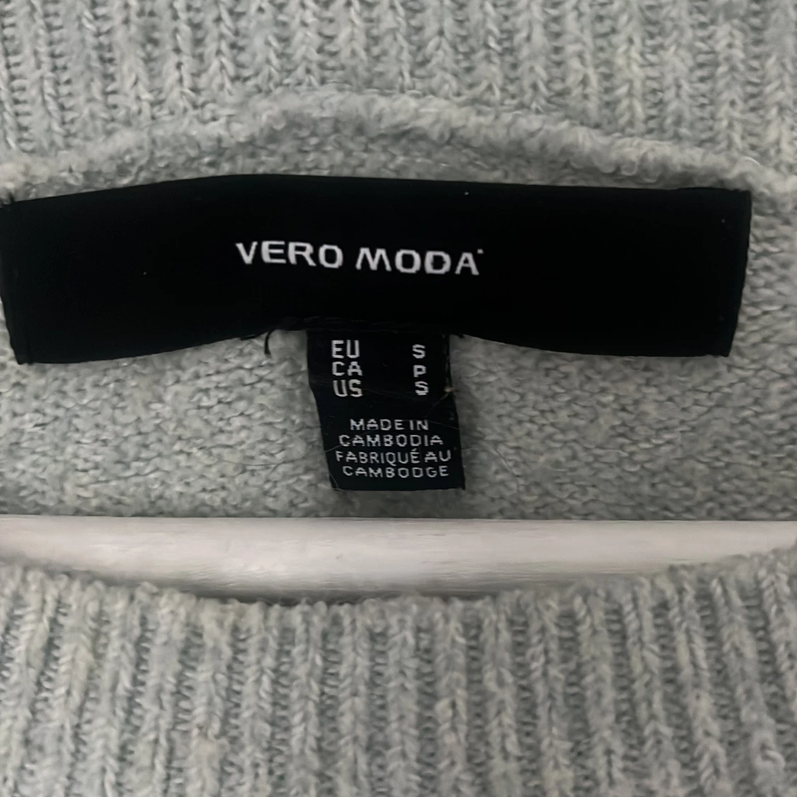 Mint grön stickad tröja från Vero Moda - 1