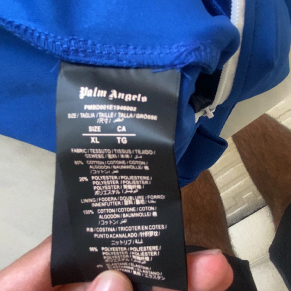 Blå track jacket från Palm Angels XL - 3