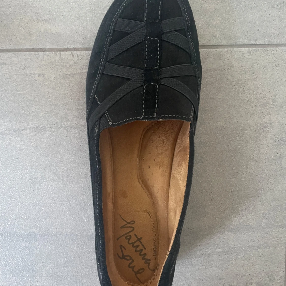 Svarta mockaloafers från Natural Soul - 2