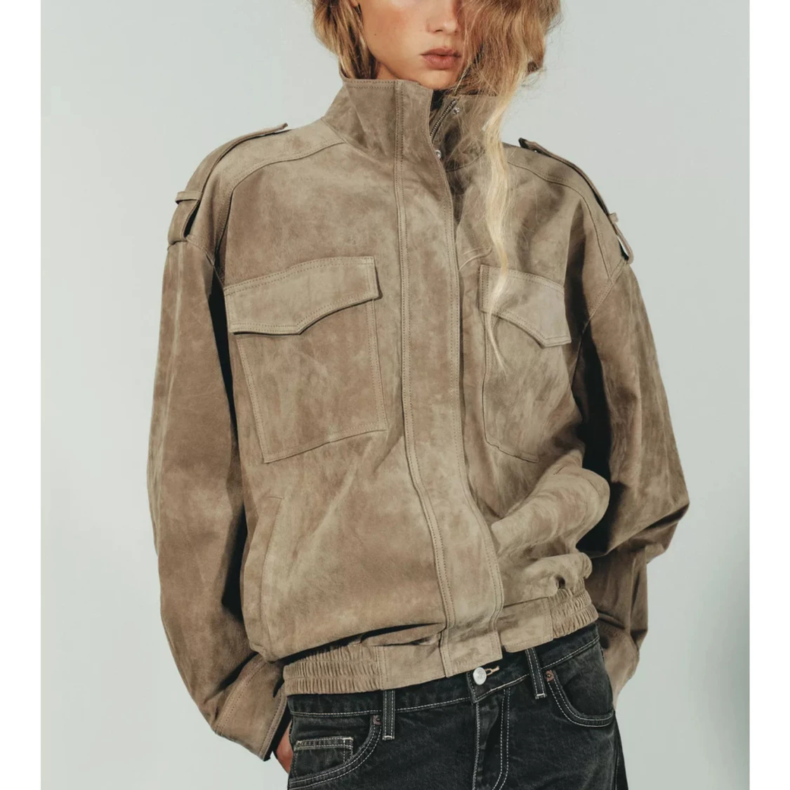 SÖKER Beige mockajacka - 2