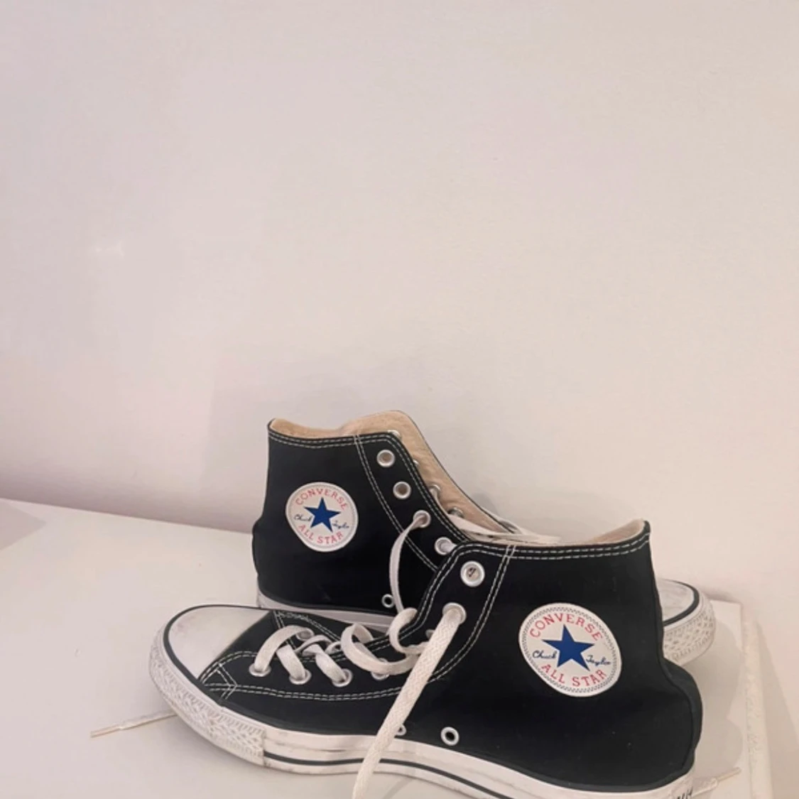 Svarta Converse All Star high-tops