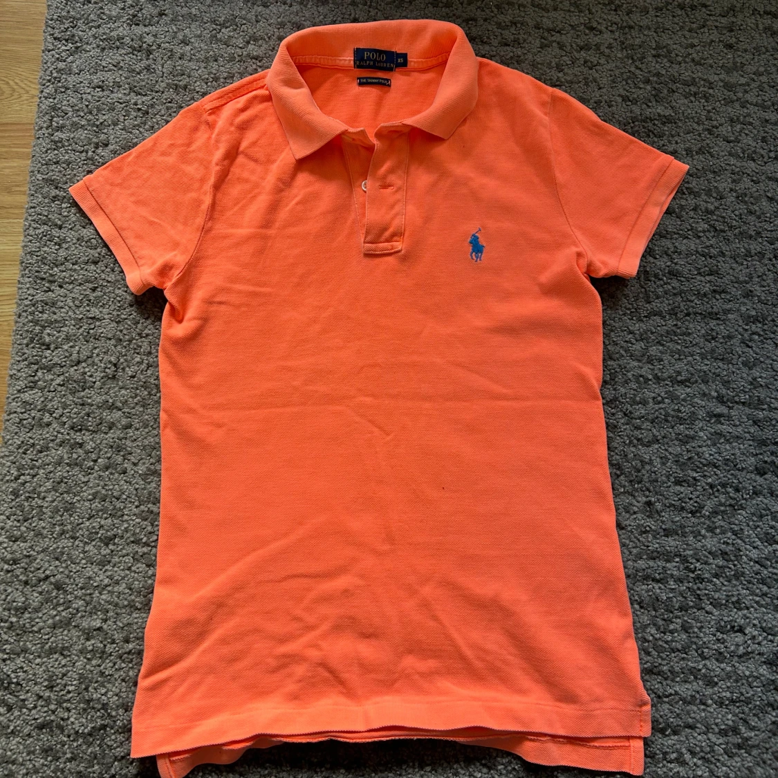 Orange pikétröja från Ralph Lauren XS
