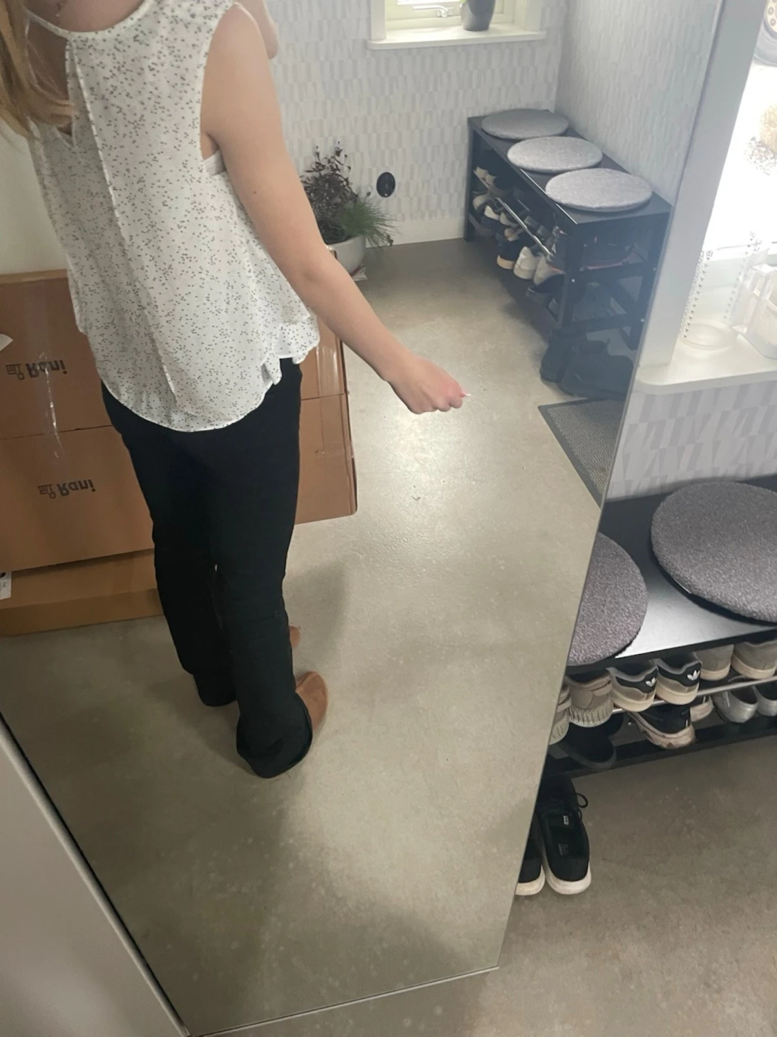 Zara basic prickig top - 1