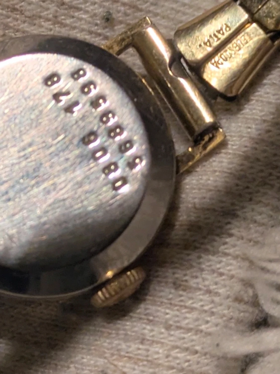 Guldpleterad vintageklocka Certina - 3