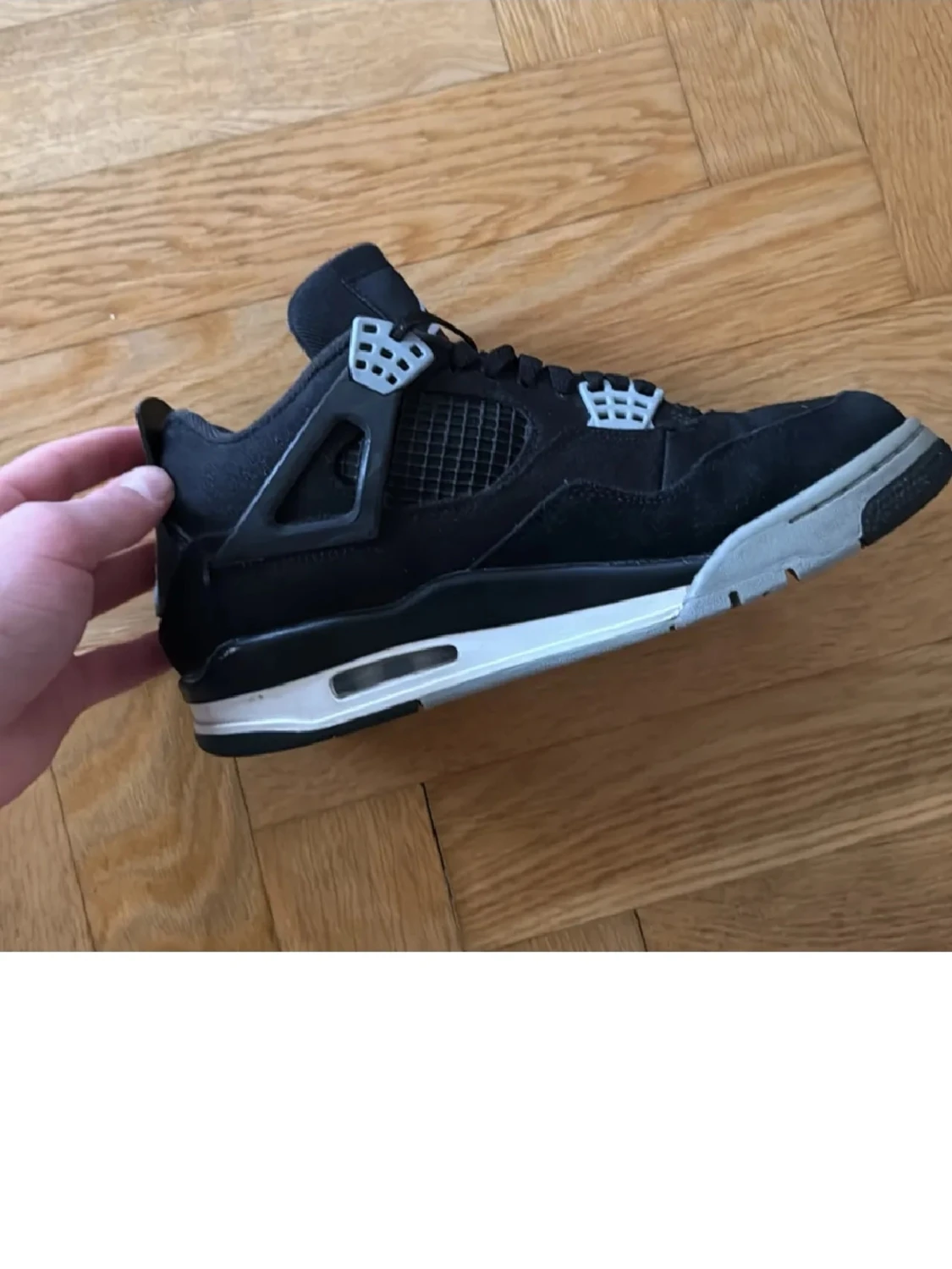 Svarta Air Jordan 4 Retro sneakers - 2