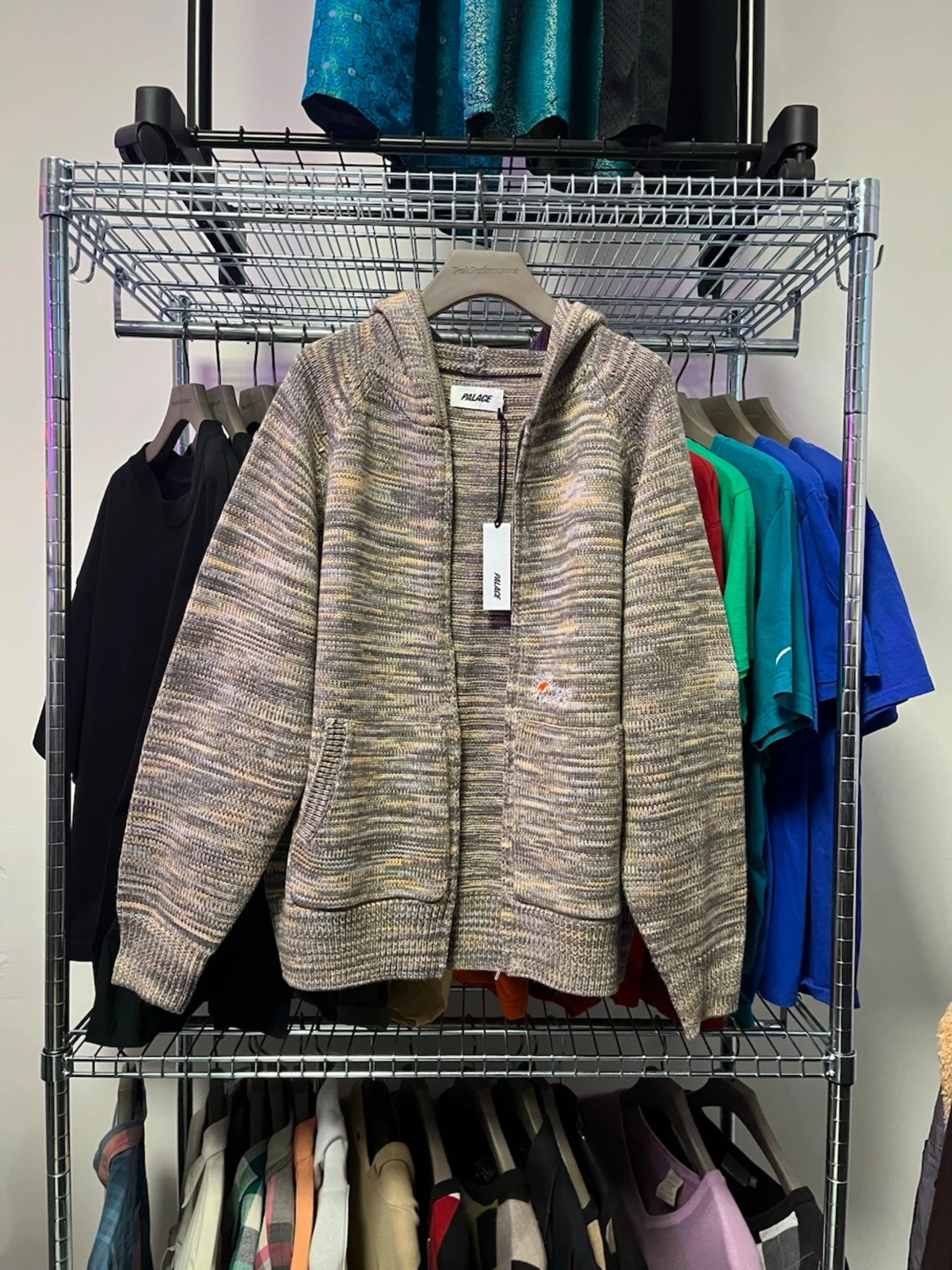 Stickad hoodie från Palace