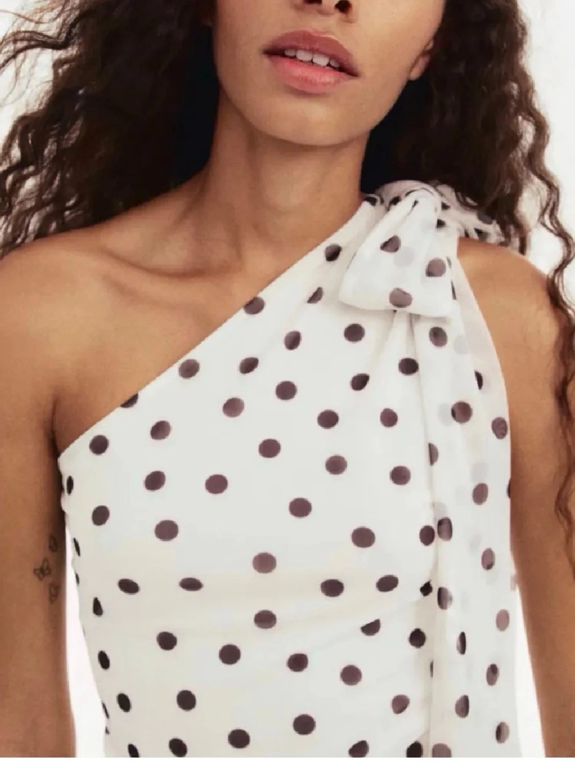 Fin polka dot blus  - 2