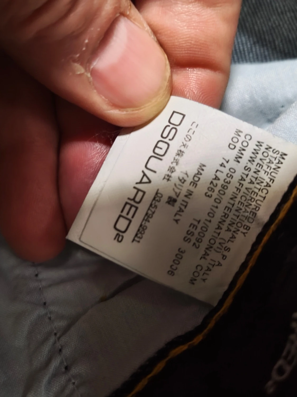 Blå raka jeans från Dsquared2 - 6