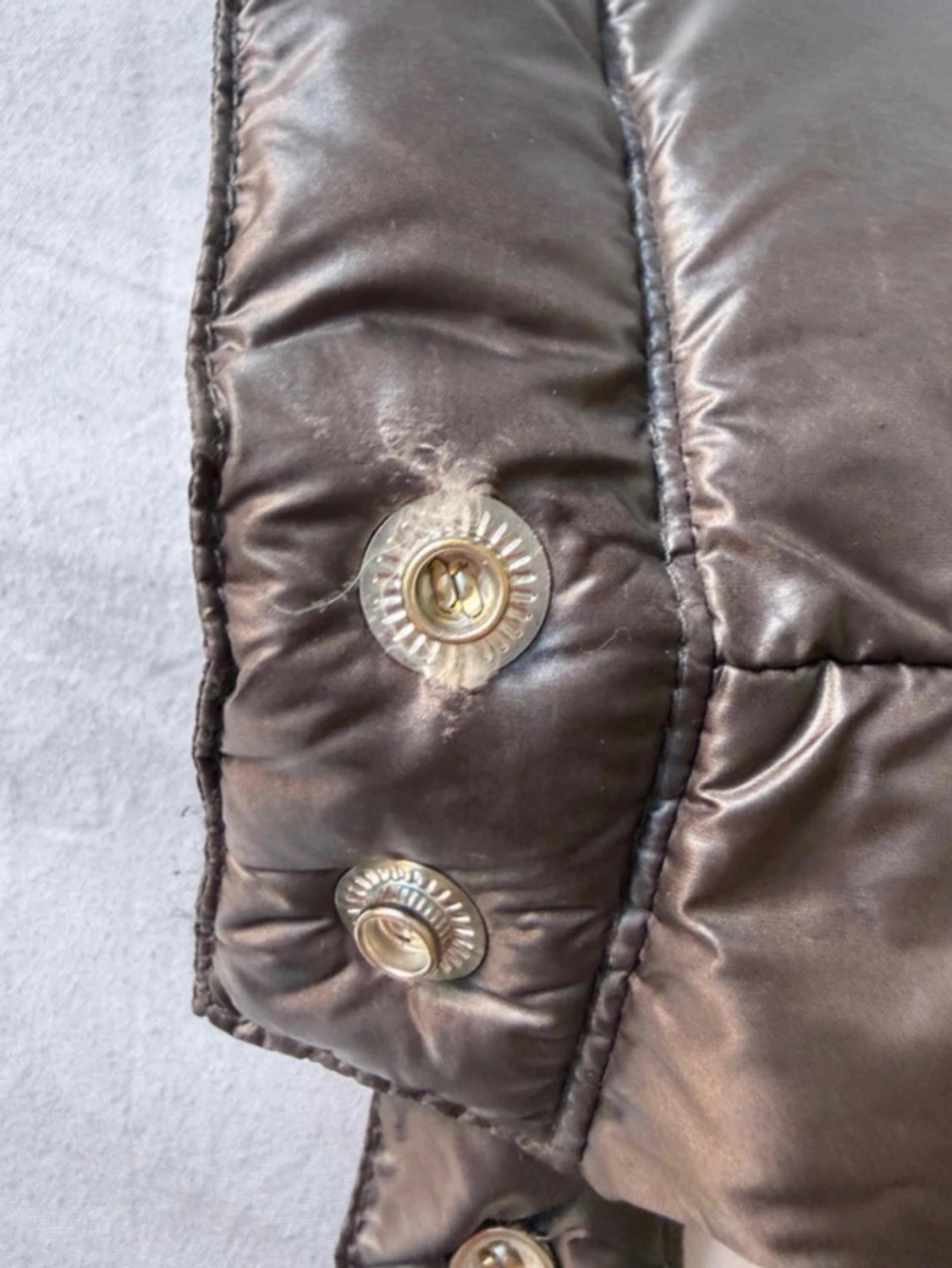 Mörkgrå dunjacka från Moncler - 5