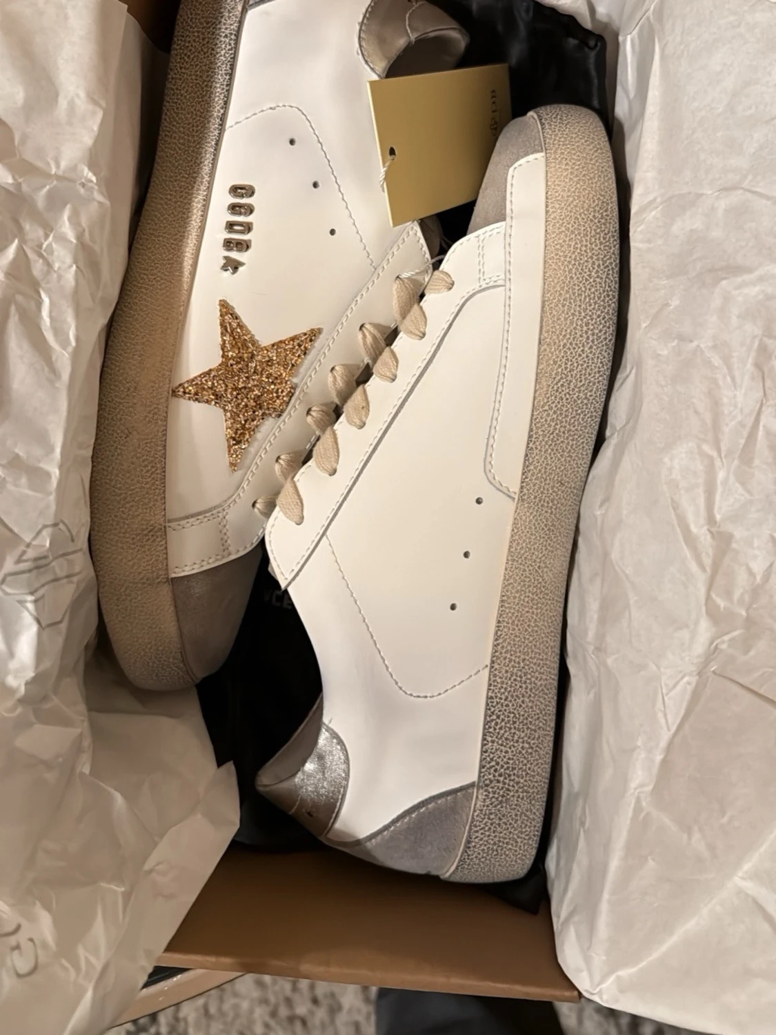 Golden Goose sneakers med glitterstjärna - 3