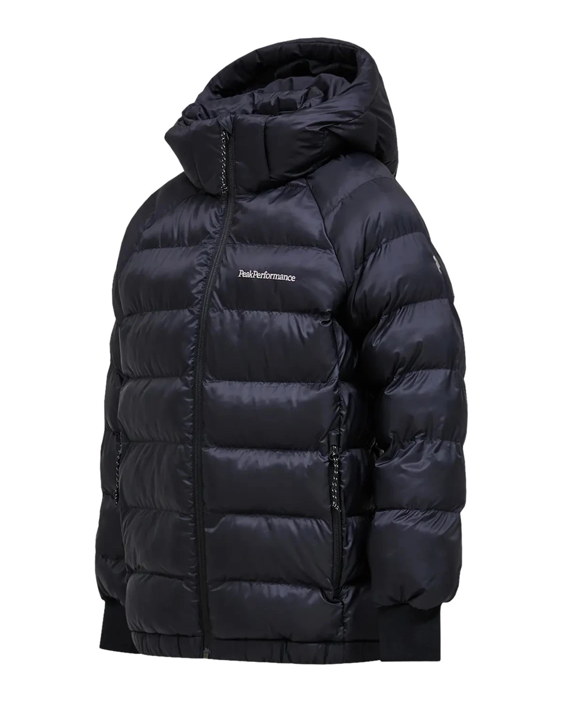 Svart pufferjacka Peak Performance