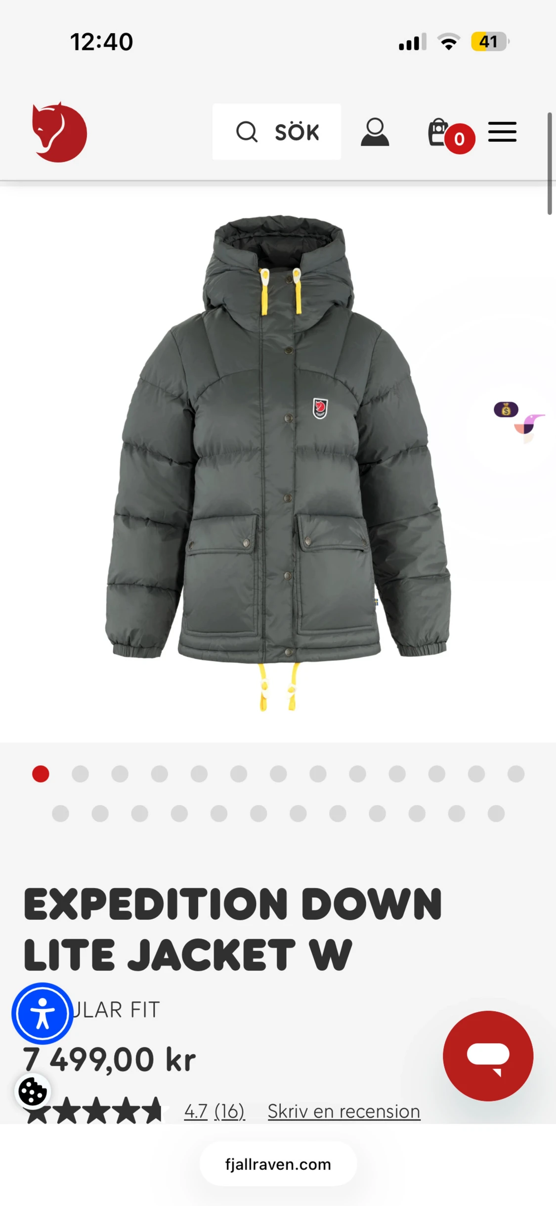 Expedition Down Lite jacka Fjällräven