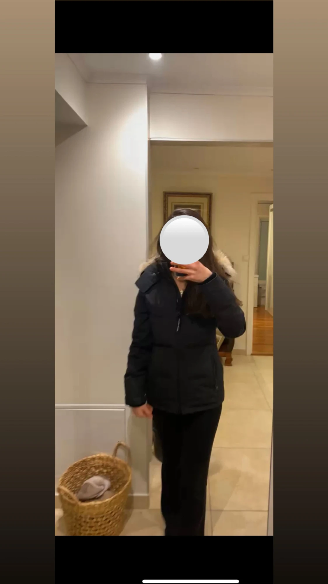 Svart dunjacka Canada Goose XS - 3