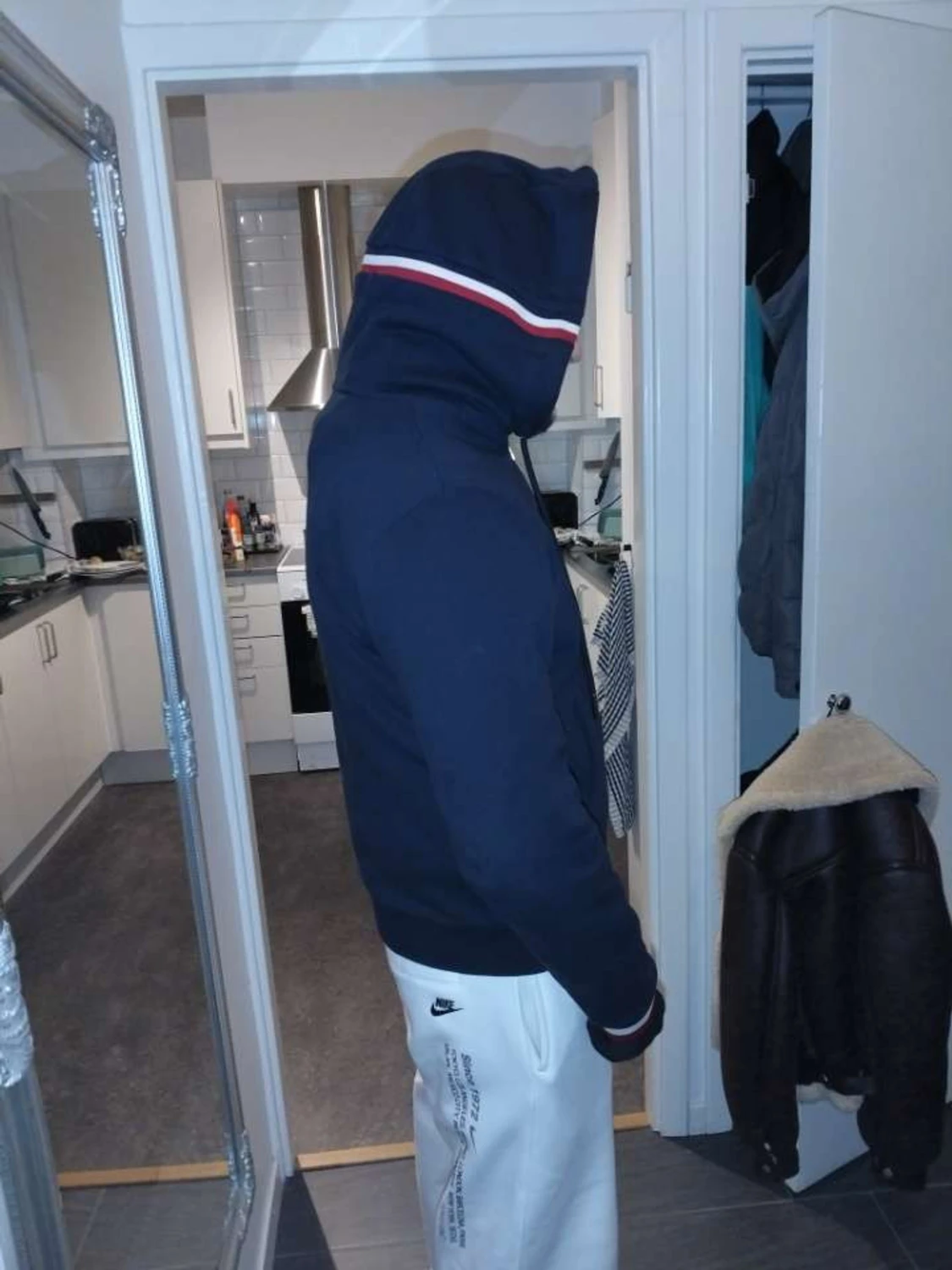 Svart Moncler hoodie med dragkedja - 5