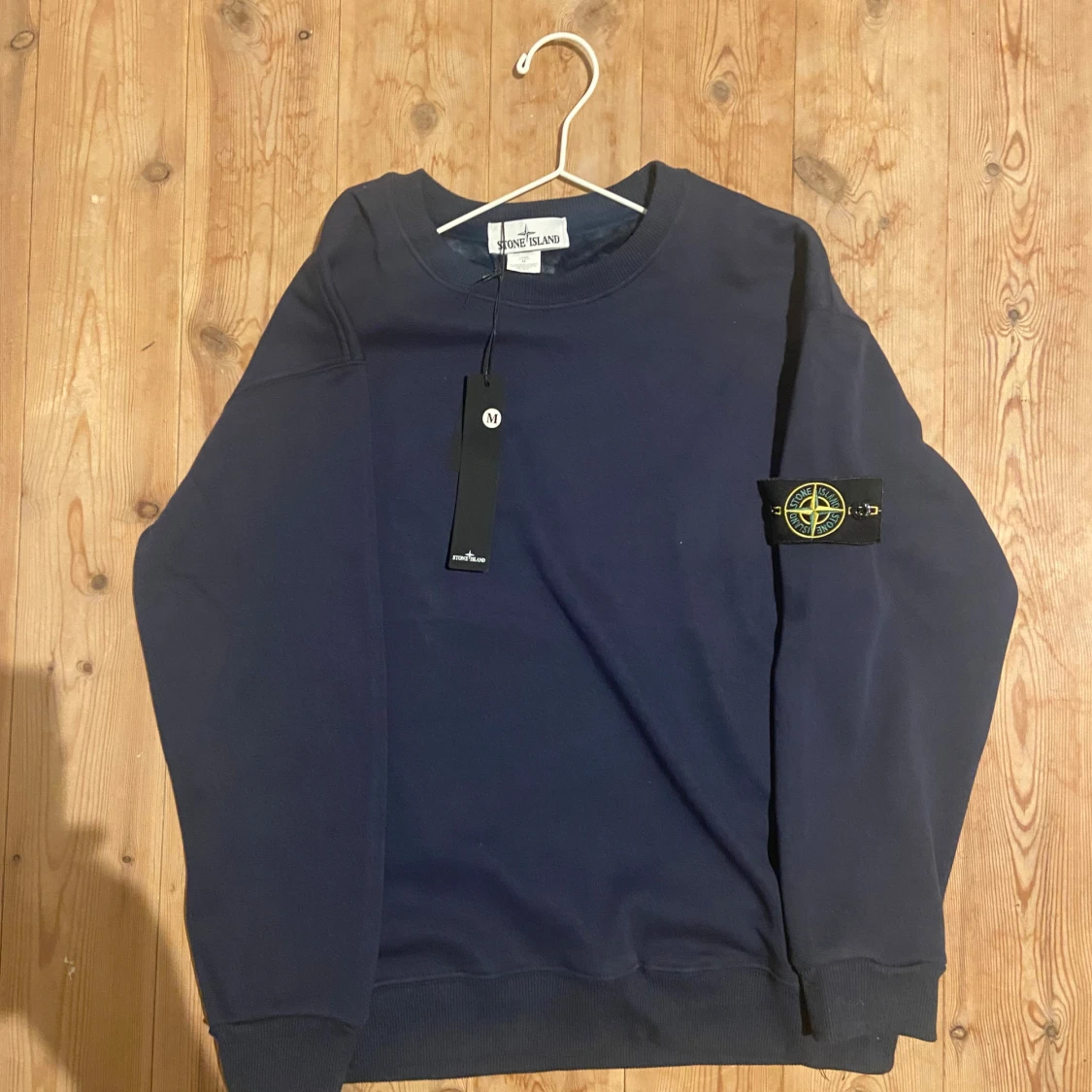 Mörkblå sweatshirt från Stone Island - 1