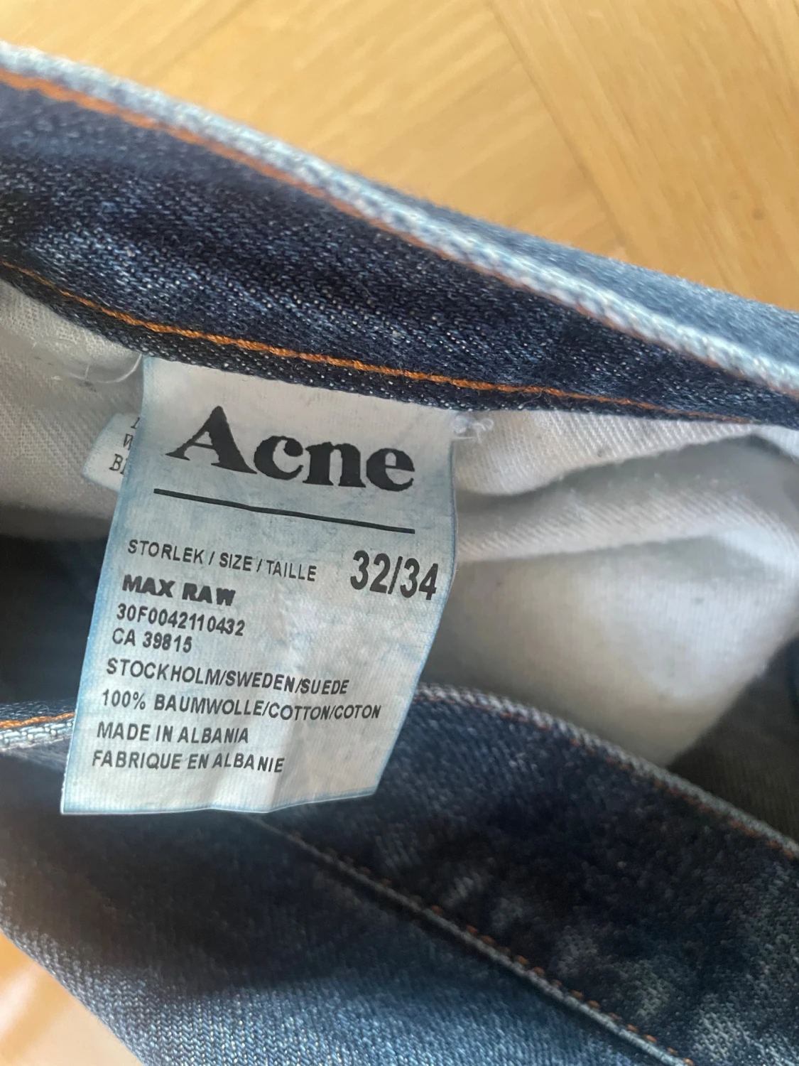Acne selvedge denim jeans  - 2