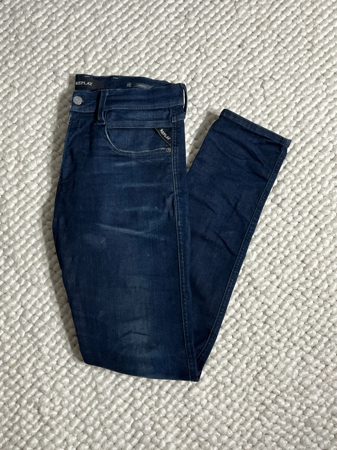 Replay Anbass Hyperflex Slim Fit Jeans - 1