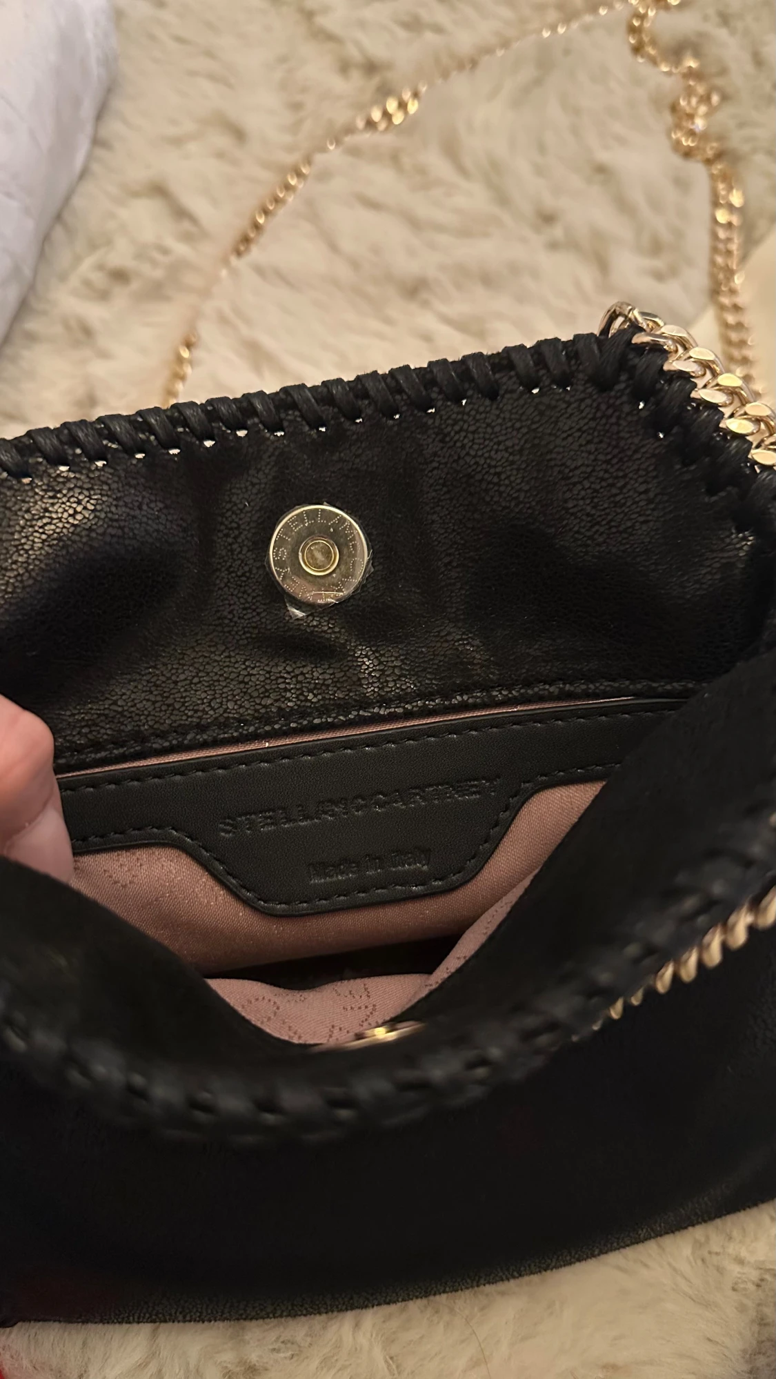 Svart Stella McCartney axelväska - 3