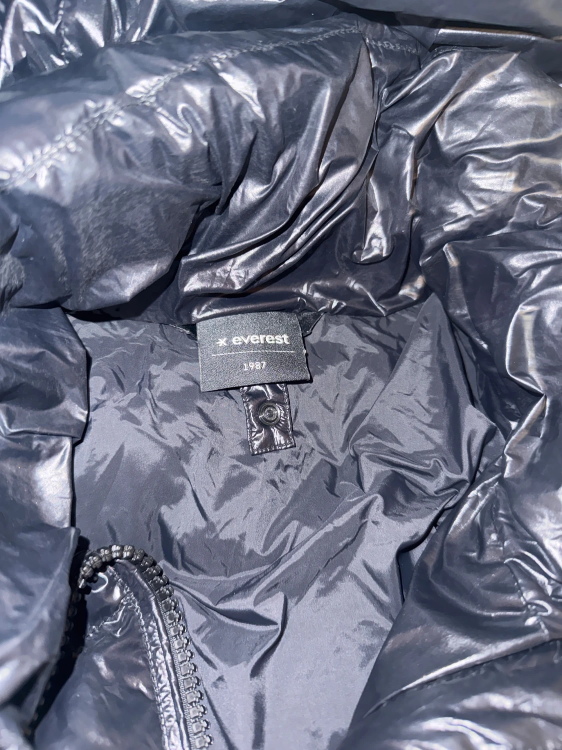 Svart pufferjacka från Everest - 1