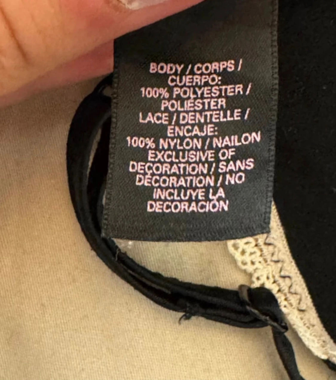 Svart spetsklänning Victoria's Secret XS - 5