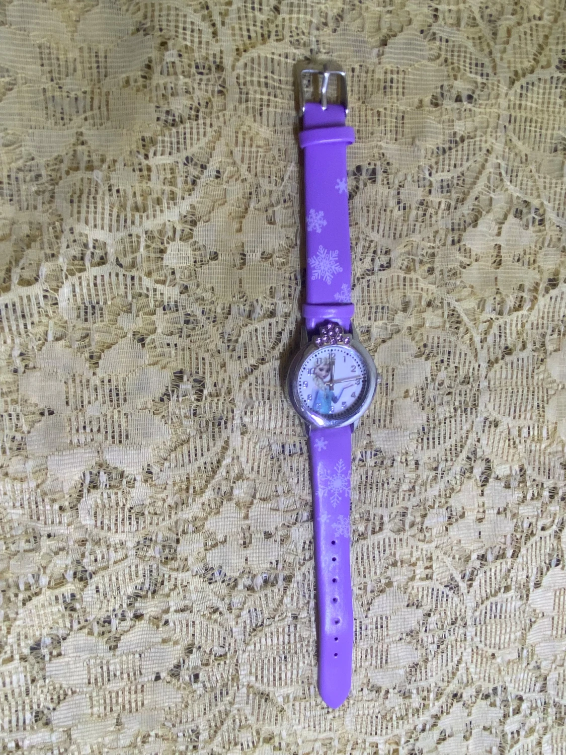 Frozen klocka med snöflingor - 3