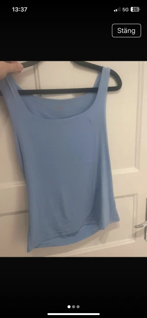 Blått linne - Jätte fint kropps linne