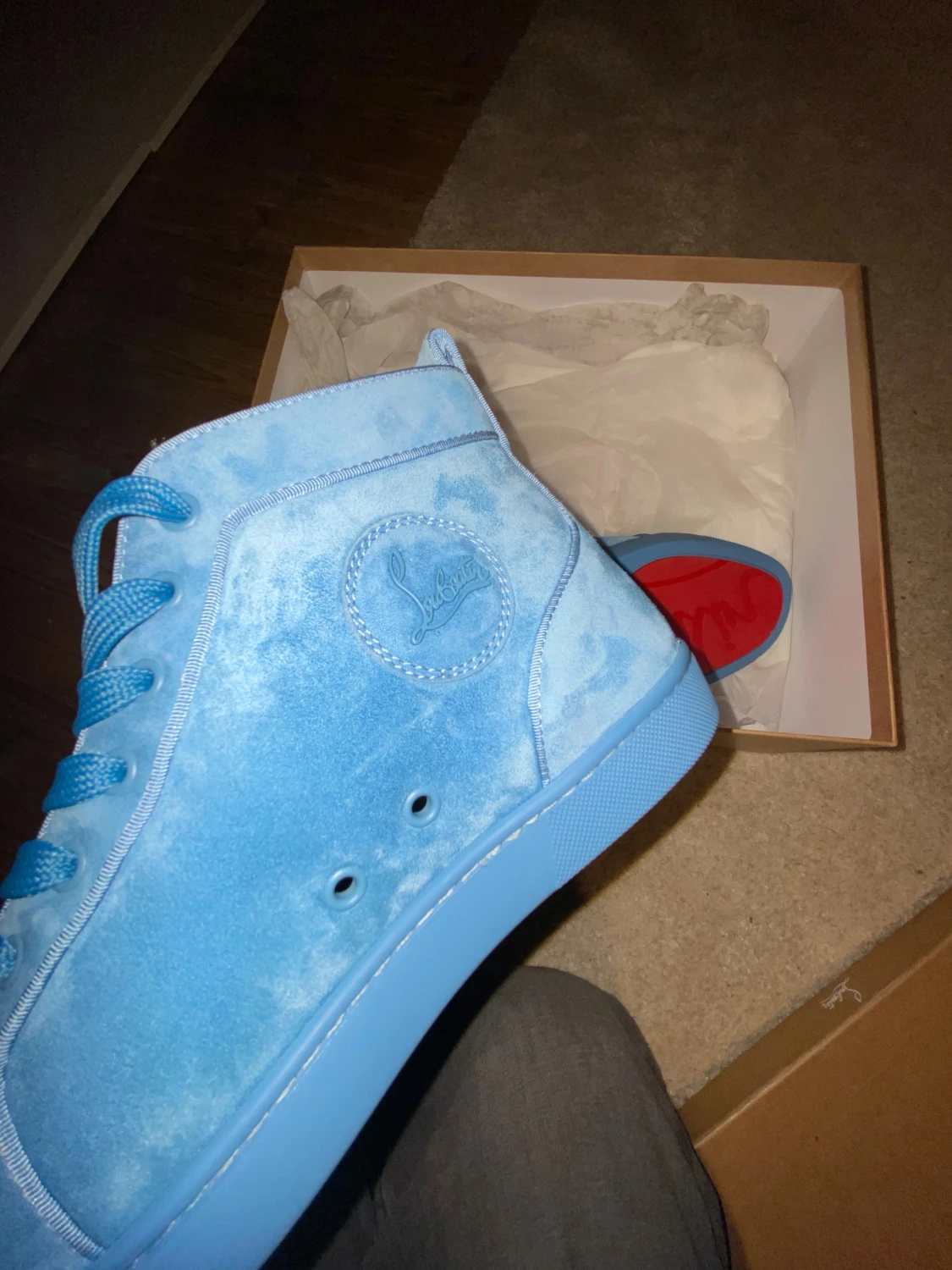 Blå Christian Louboutin sneakers - 2