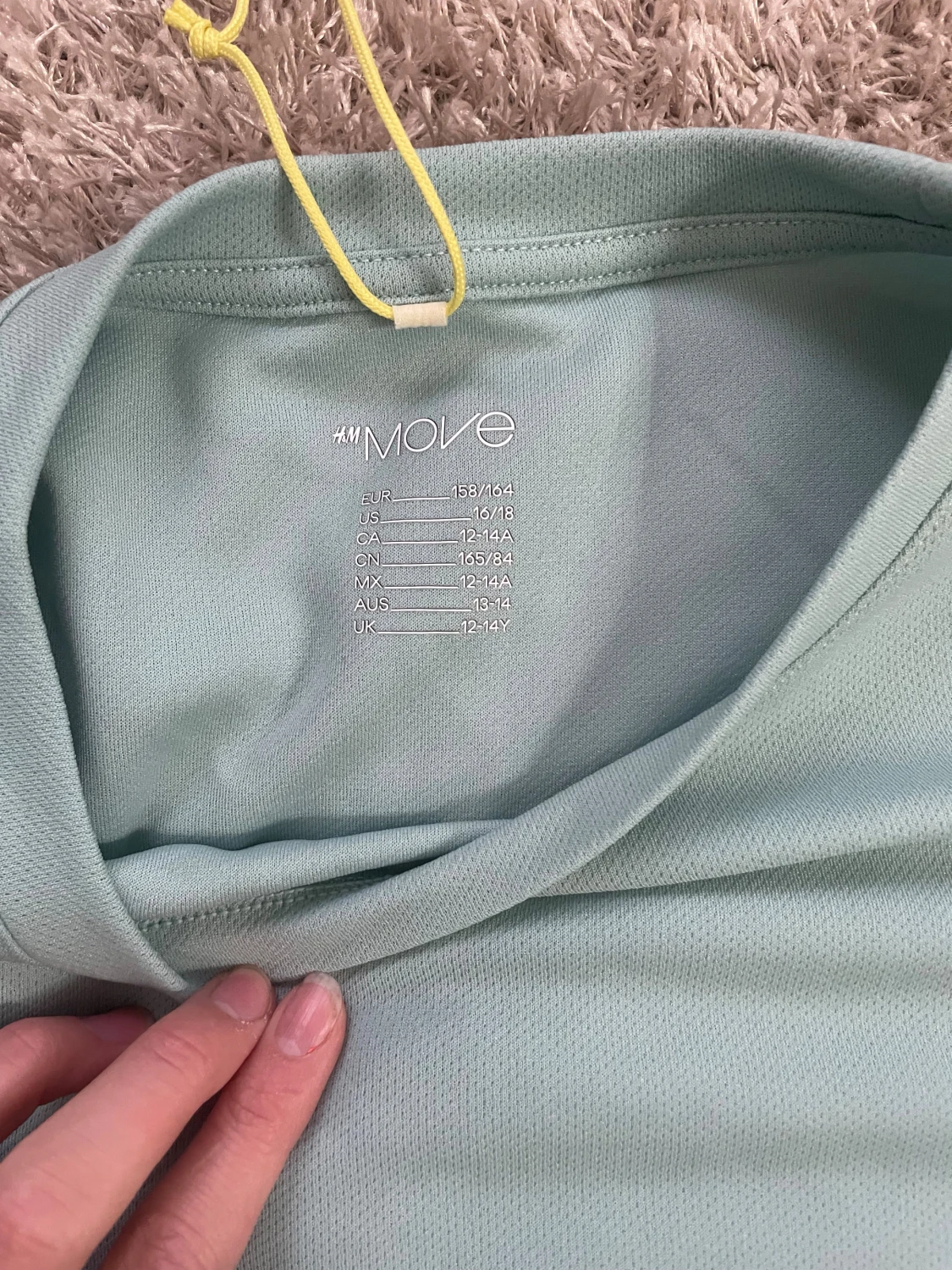 Ljusblå tränings t-shirt från H&M Move - 1