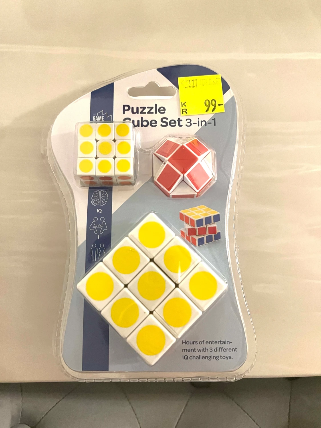 Puzzle Cube Set 3-in-1