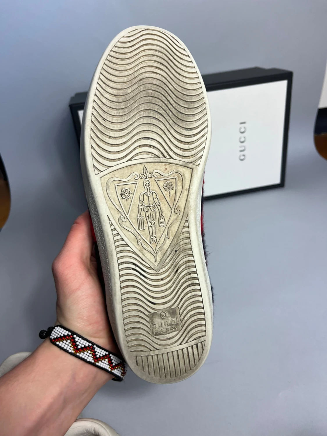 Gucci ace wool skor - 3