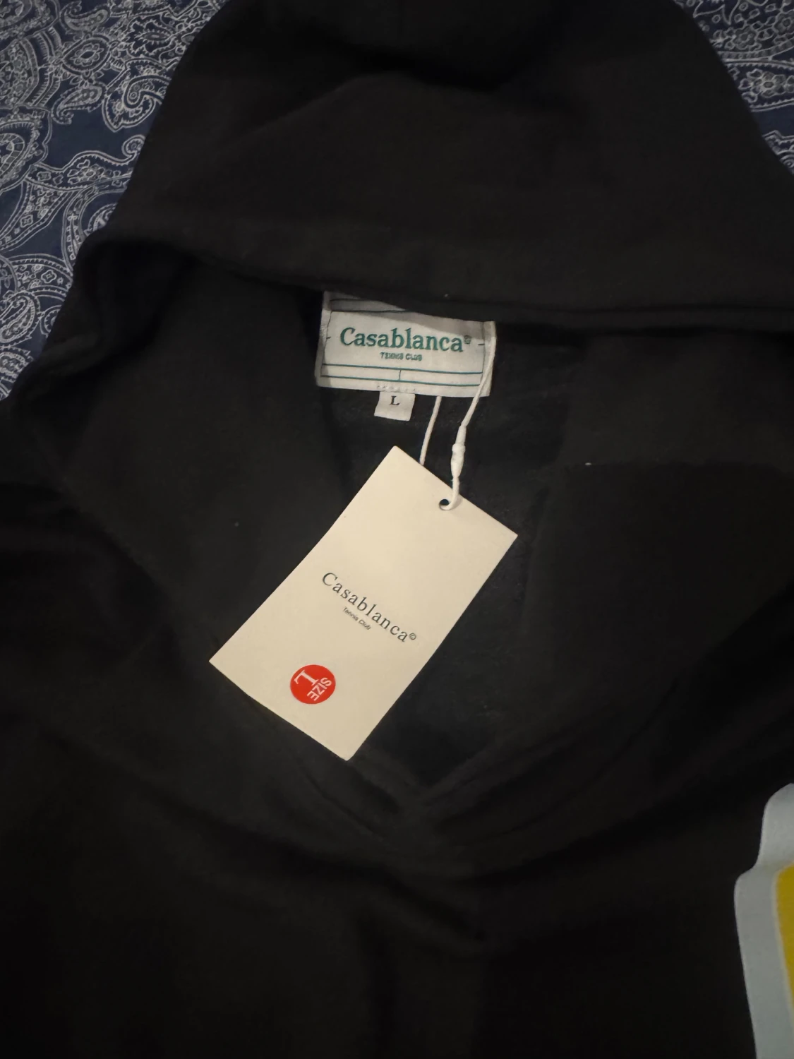 Svart hoodie Casablanca Tennis Club L - 2