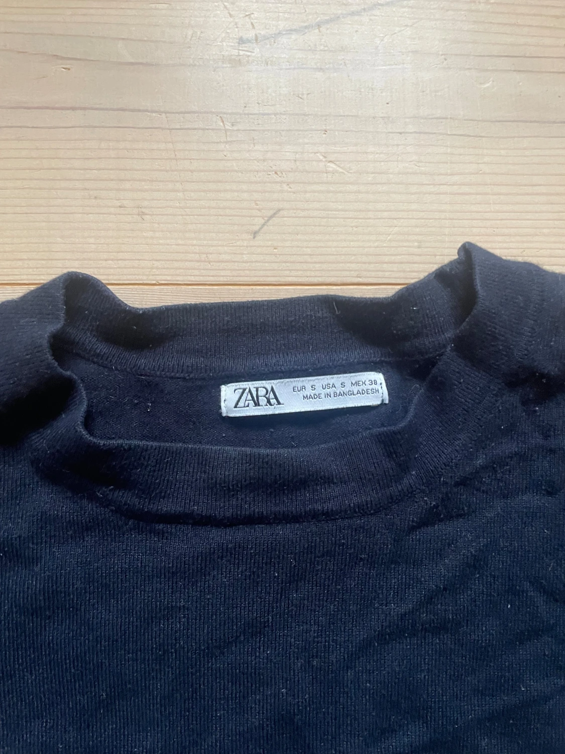 Mörkblå stickad tröja från Zara - 3