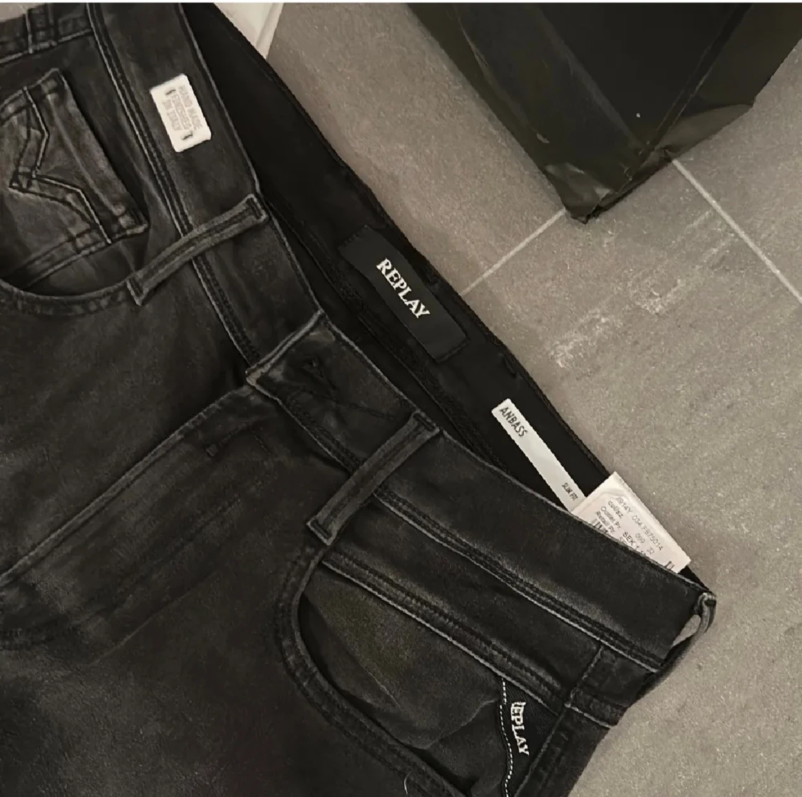 Replay Anbass svarta jeans - 2