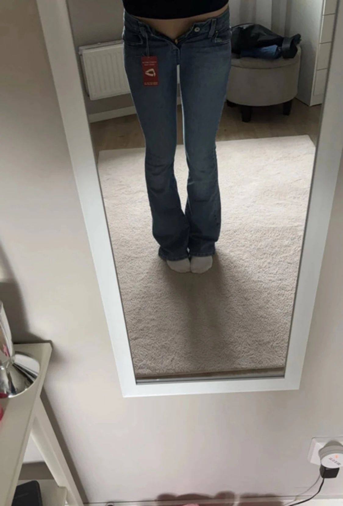 Lowwaist bootcutjeans, Dallas