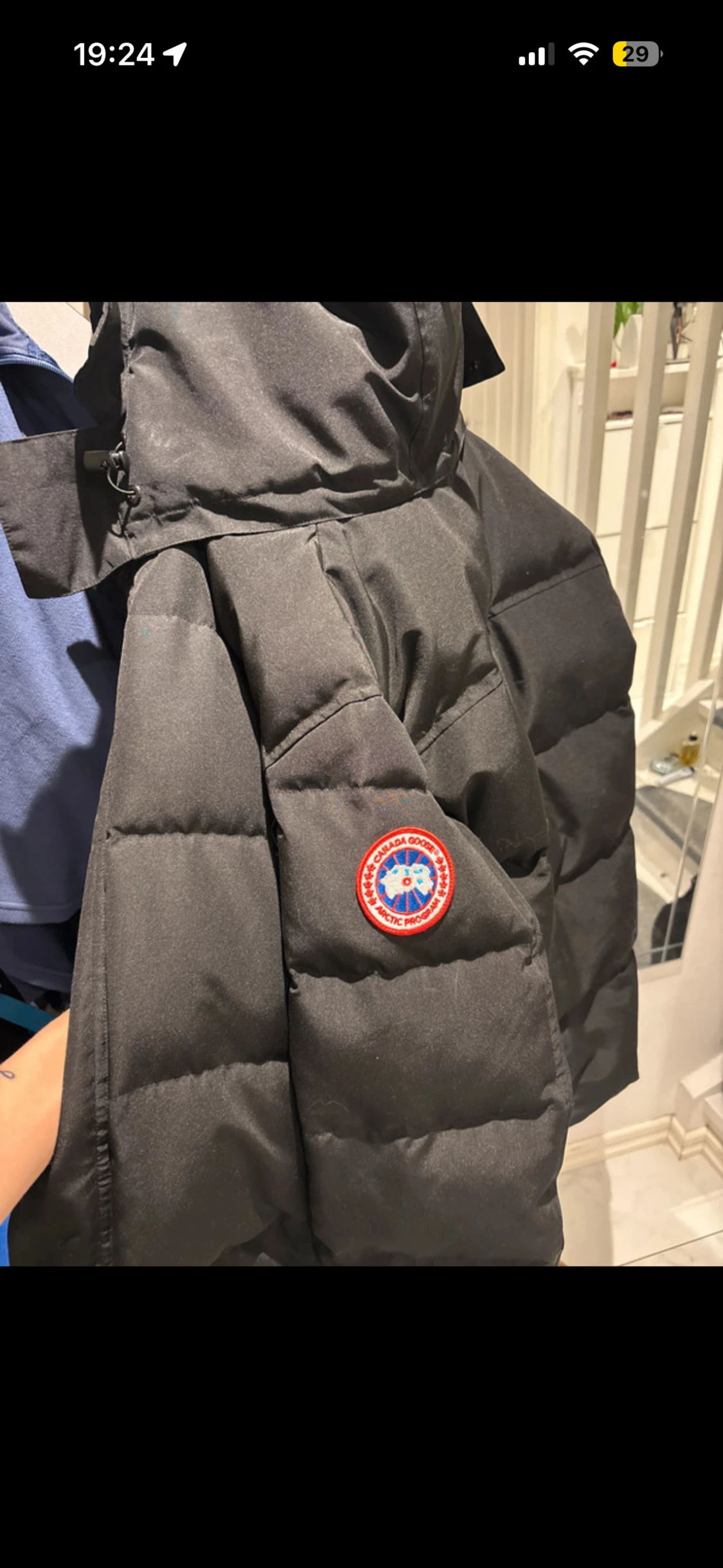 Svart dunjacka från Canada Goose M - 4