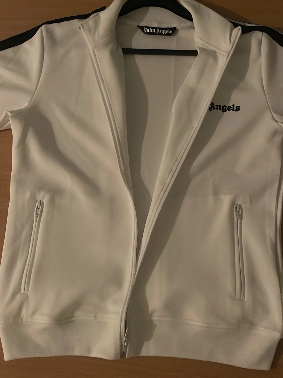 Vit Palm Angels track tröja - 3
