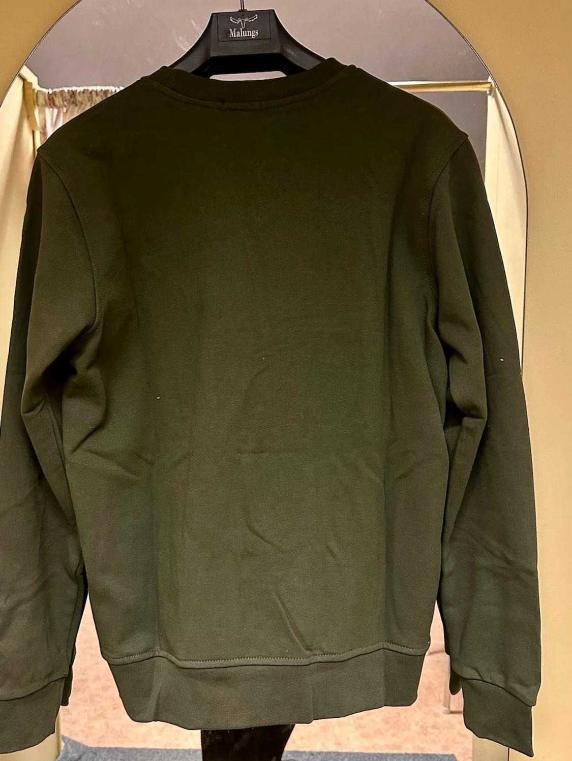 Mörkgrön sweatshirt från BOSS - 1