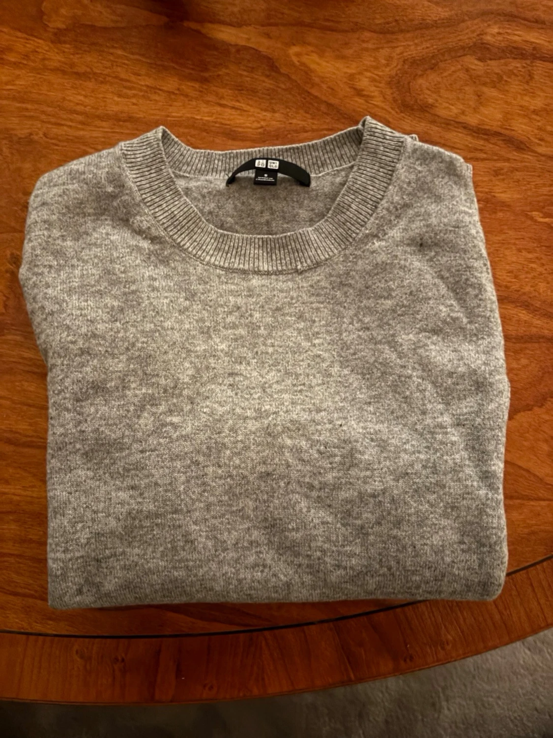 Grå cashmere tröja Uniqlo - 2