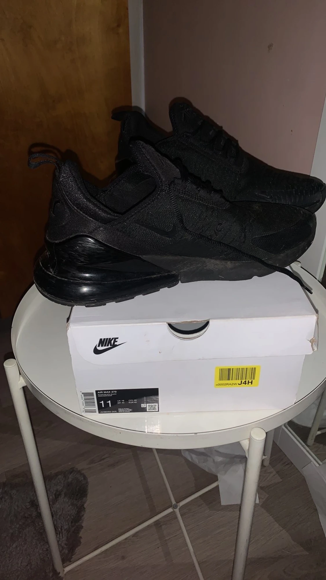 Nike Air Max 270 helsvarta sneakers - 1