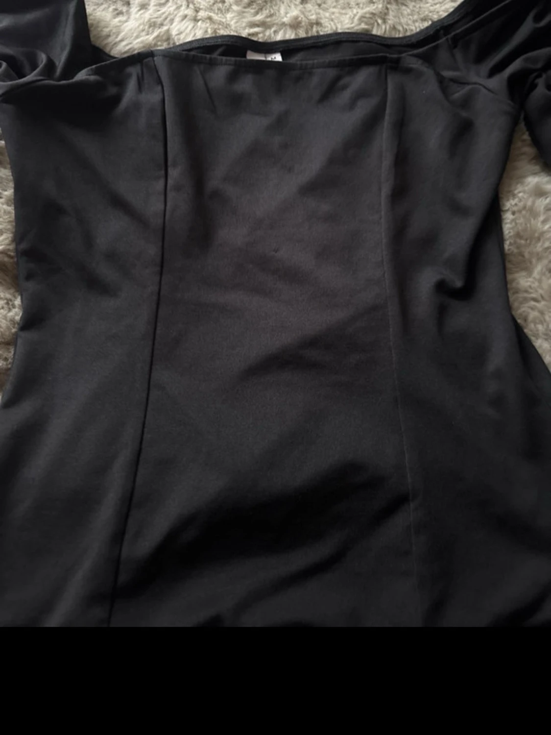 Svart långärmad topp från Nelly - 4