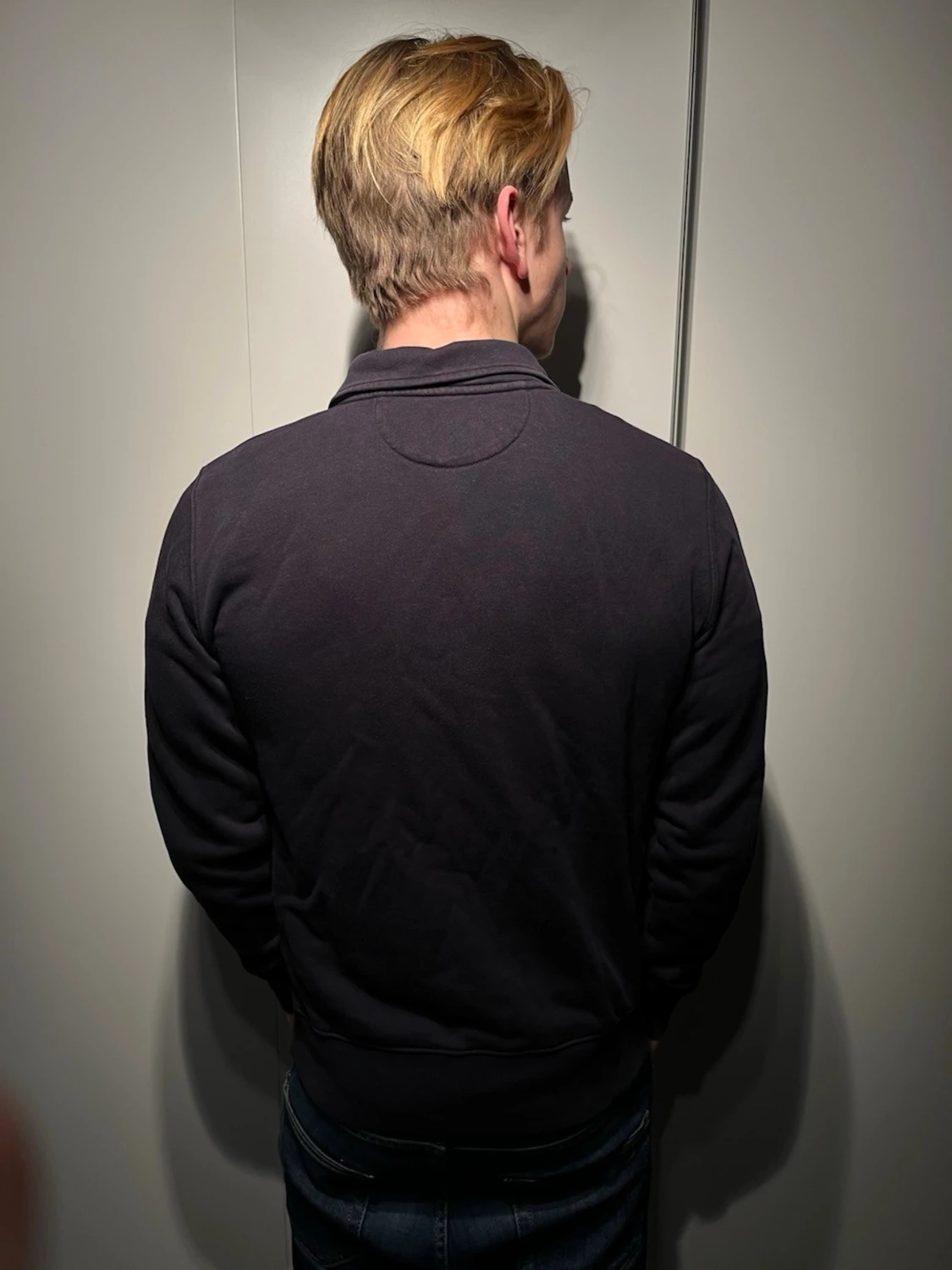 Gant quarter Zip mörkblå - 2