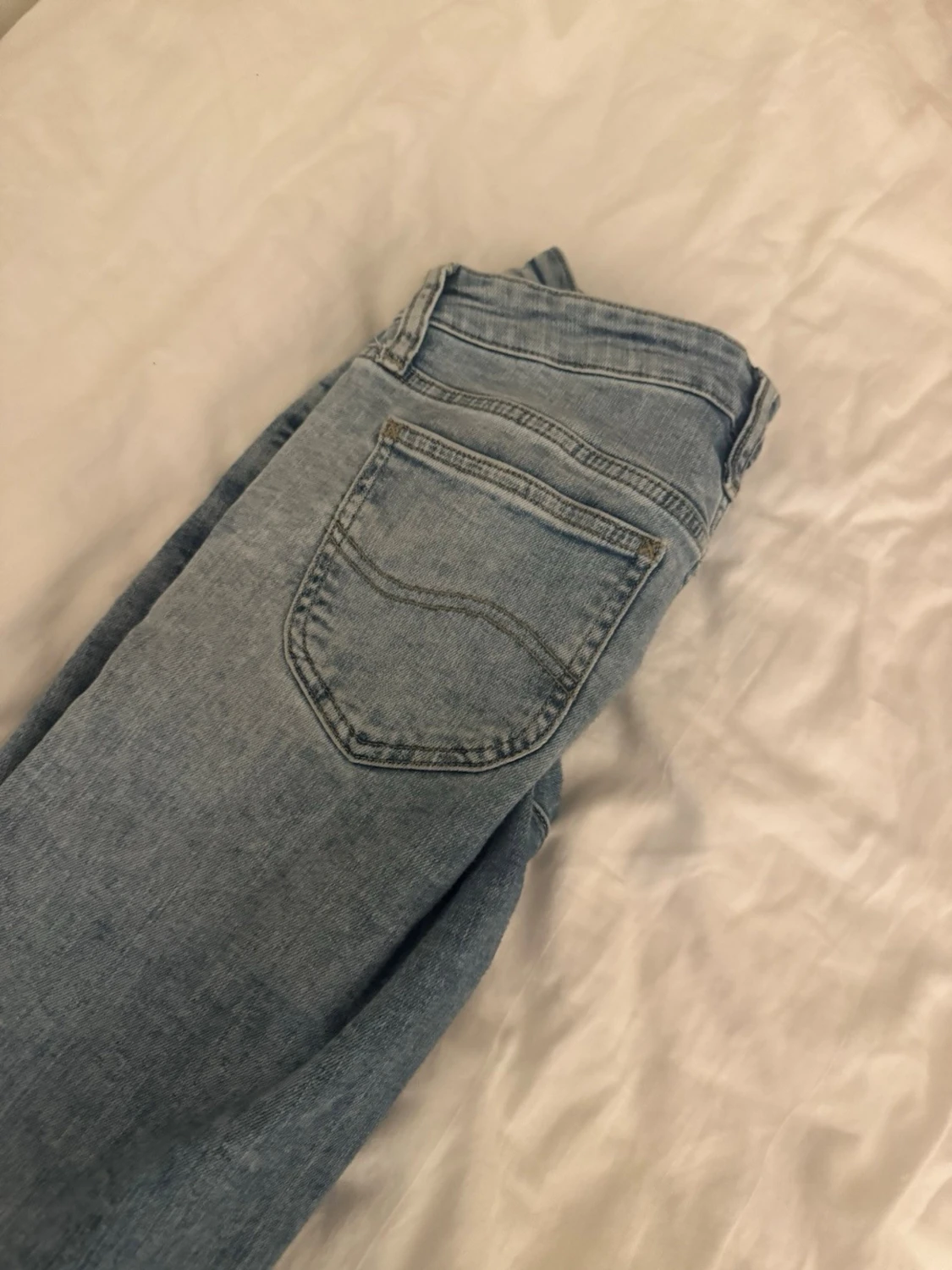 Ljusblå bootcut jeans från Lee - 3