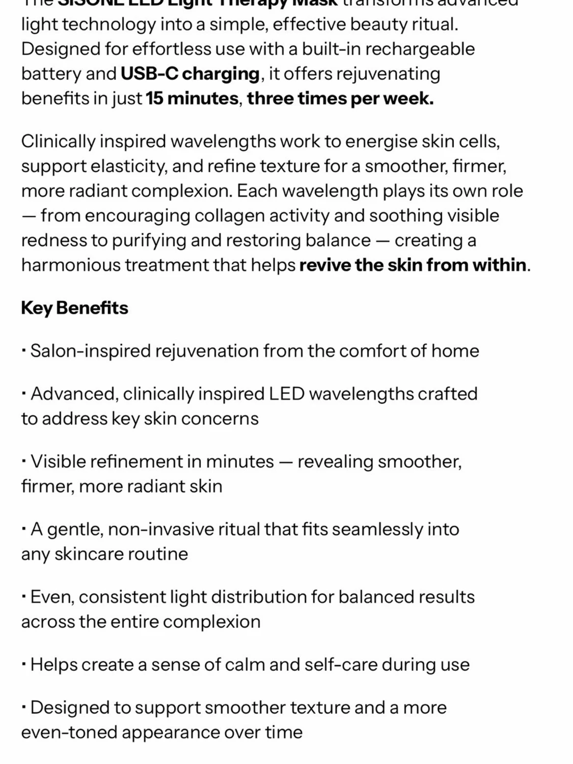 LED-mask från SISONE Beauty - 3