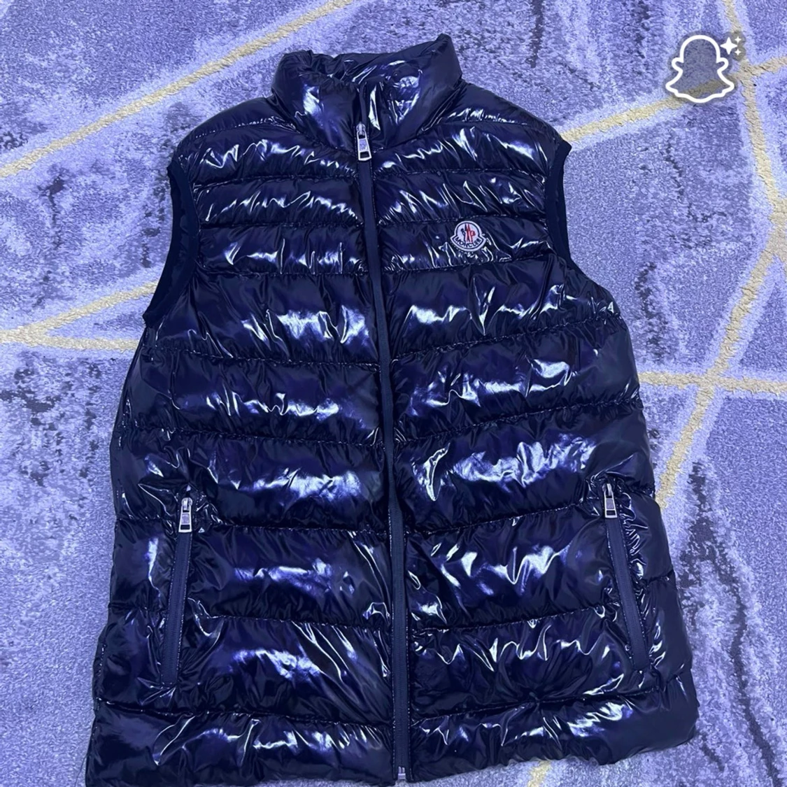 Svart dunväst från Moncler