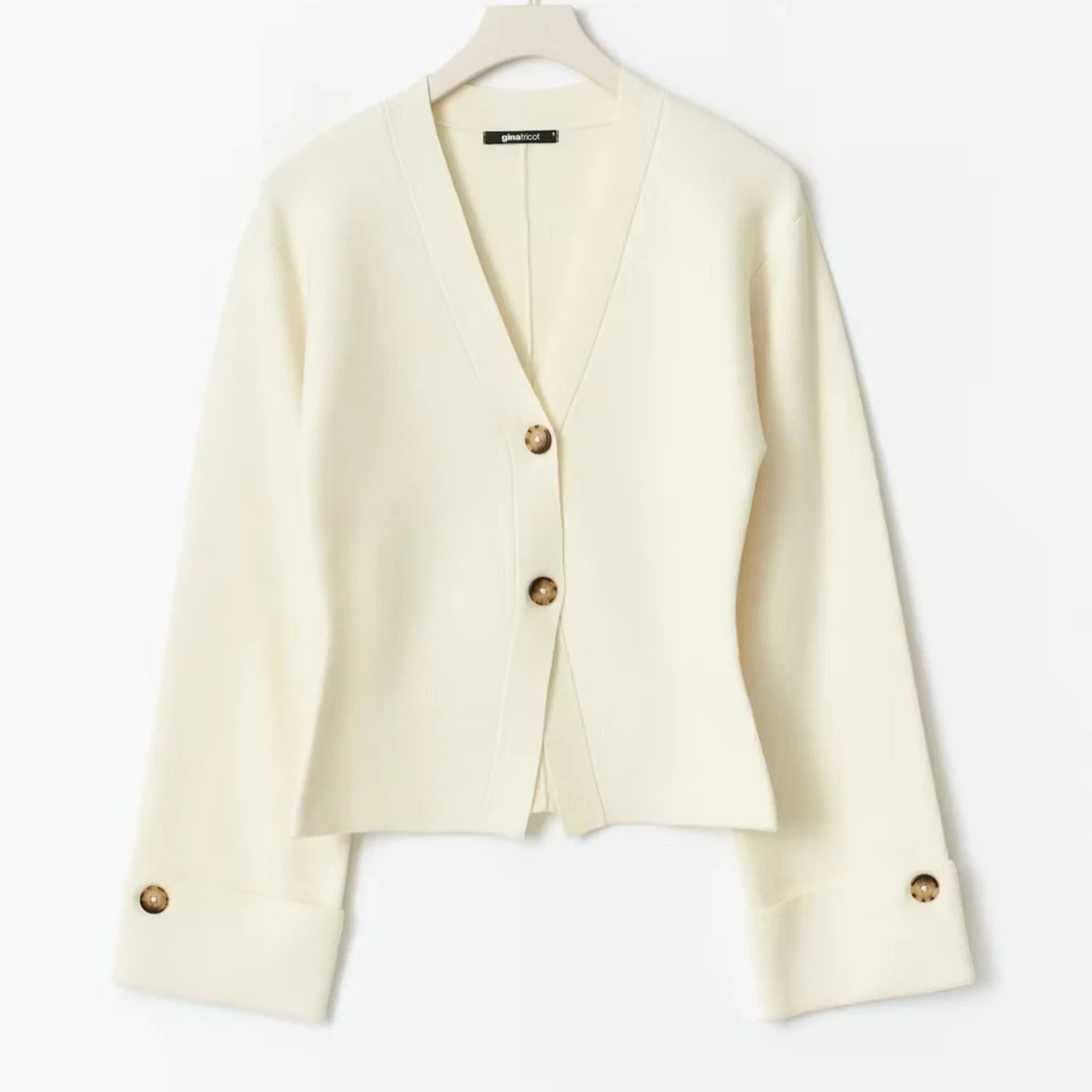 Höstig stickad tröja ifrån Gina - 1